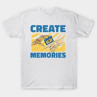 Cassette Hands P R t shirt T-Shirt